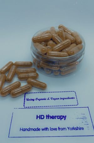 Organic High Strength Turmeric Vegan Capsules (with Black Pepper) - 60